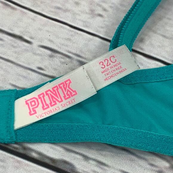 PINK Victoria’s Secret Wear Everyday Demi teal - Picture 8 of 10